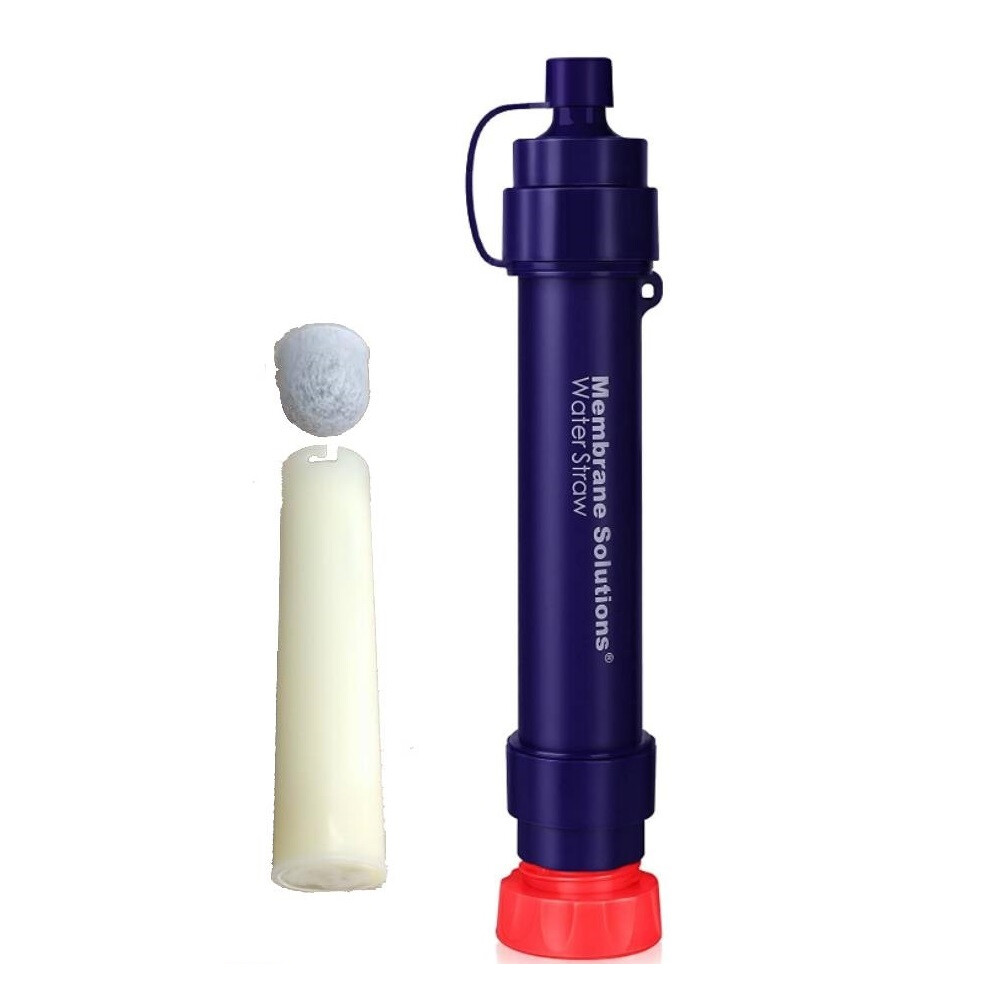 WS02Outdoor Water Filter Personal Water Filtration Straw Emergency Survival Gear