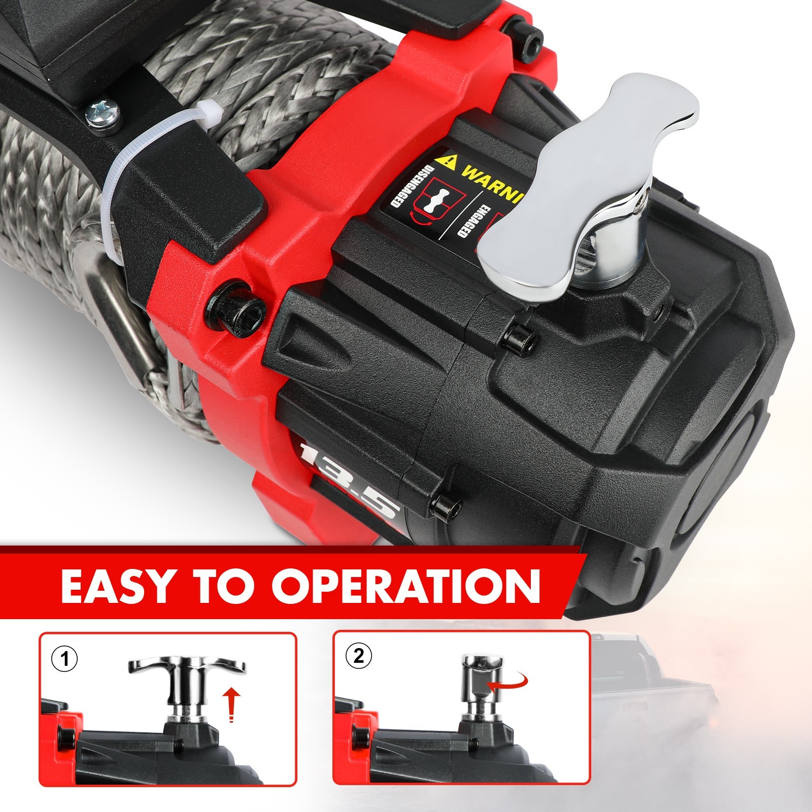 X-BULL Electric Winch 14500LBS 13500LBS 12000LBS 4WD Trailer Jeep Winch Offroad