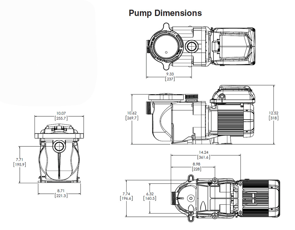 Pentair SuperFlo VS 1.5HP Variable Speed Pool Pump | EC-342001
