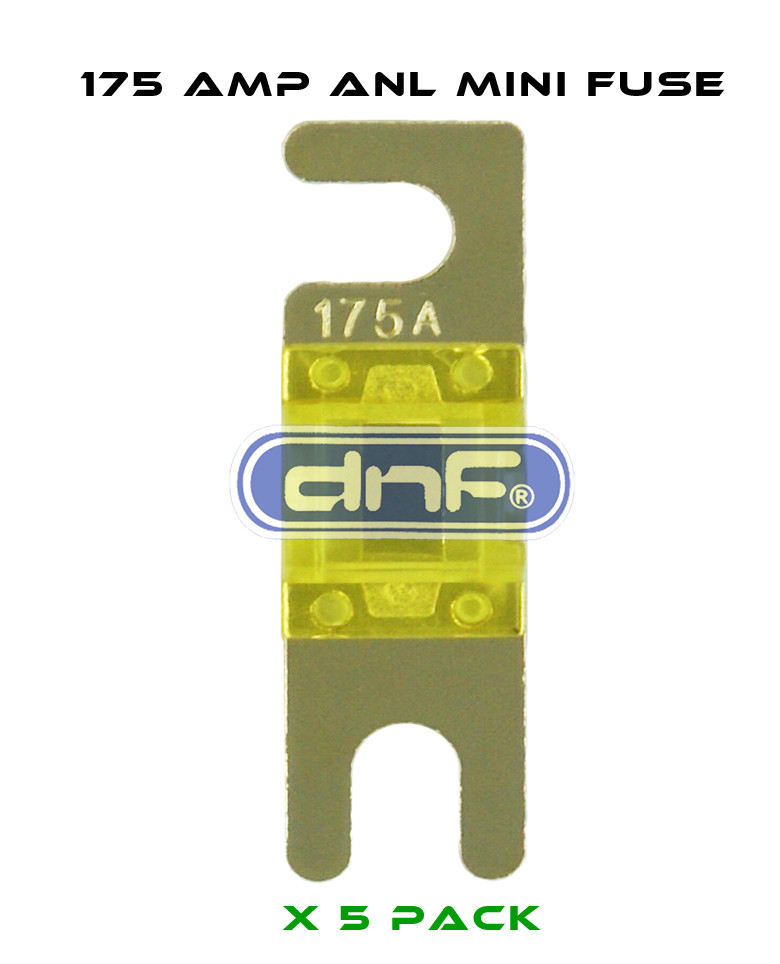 DNF (5 PCS) ANL MINI FUSE 175AMP - FREE SAME DAY SHIPPING!