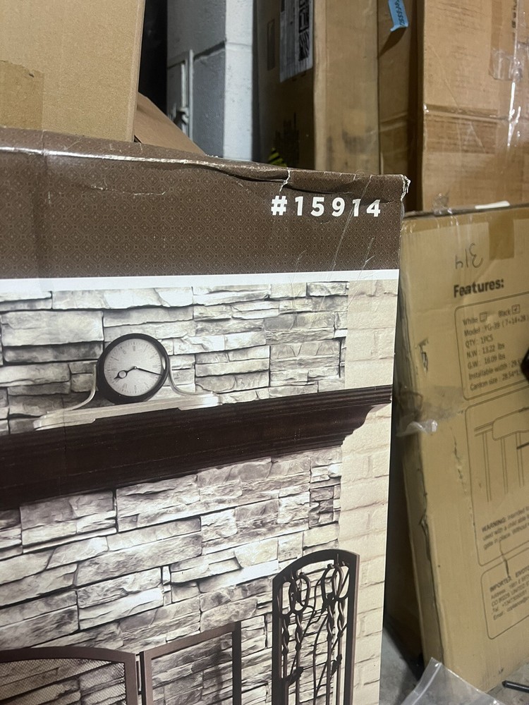 Open Hearth Fireplace Screen 32x50