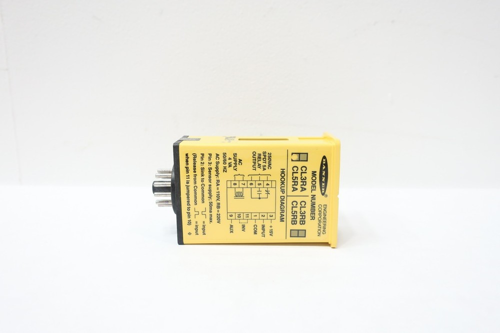 Banner CL5RA 26419 Maxi-amp Programmable Time Delay Relay 250v-ac