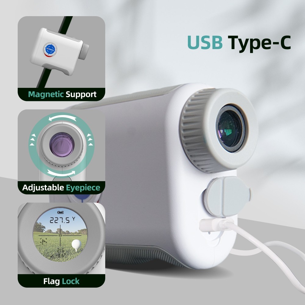 1000Yds Golf Laser Rangefinder With Slope Compensation Switch