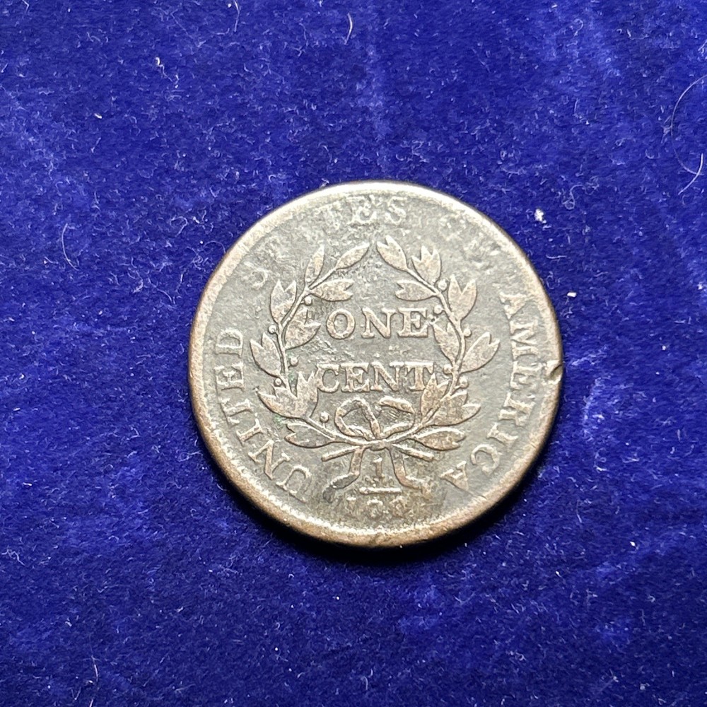1805 Large Cent Draped Bust Penny Coin QA2048