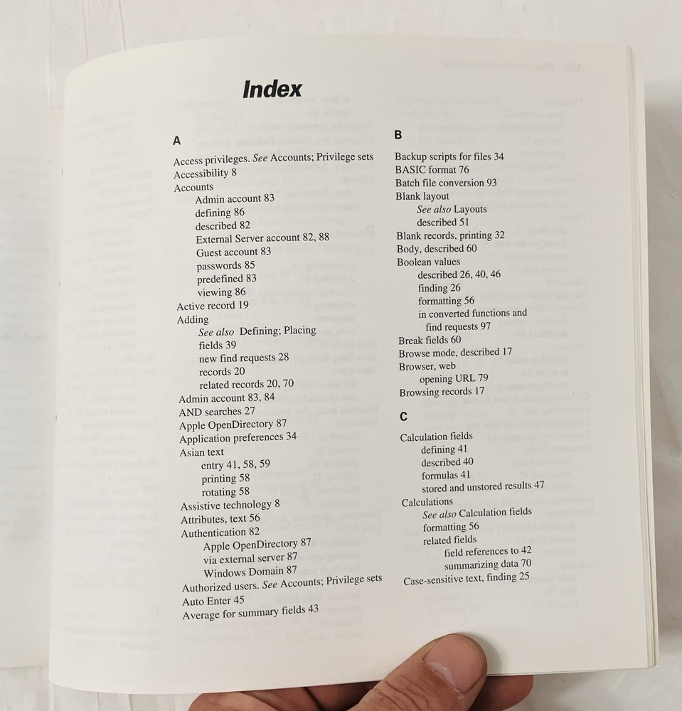 File Maker Pro 7 Getting Started Guide | Vintage User Manual Only | No Software