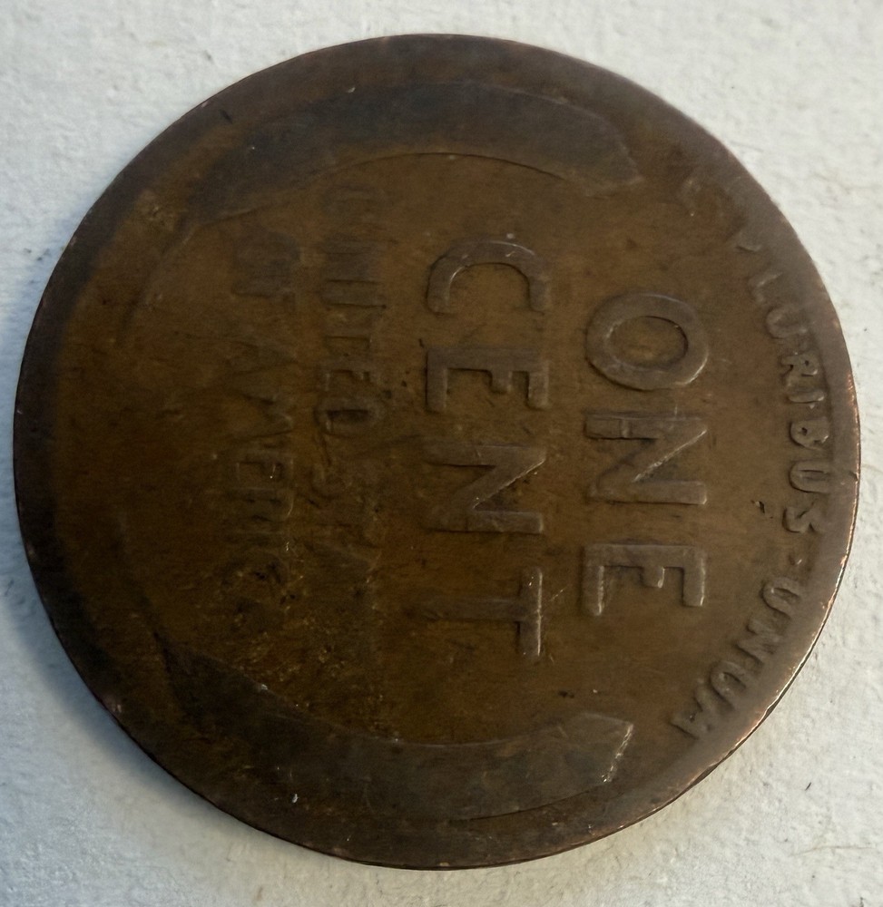 1911 Lincoln Wheat Penny Obverse + Reverse Errors No Mint Mark (#492)