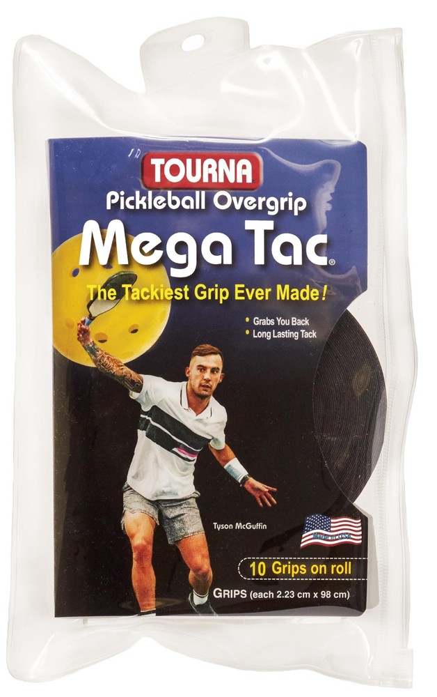 Pickleball Mega Tac Extra Tacky Paddle Grip 10 Pack