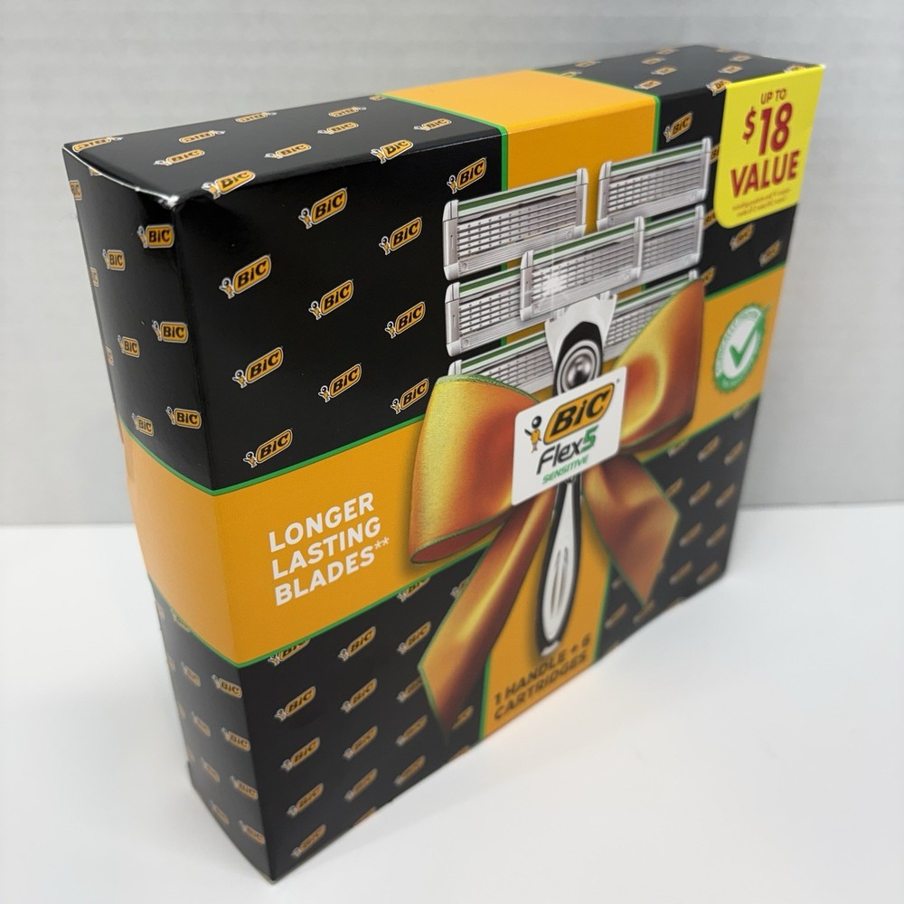 BIC Flex 5 Sensitive Razor 6+1 Gift Set for Men