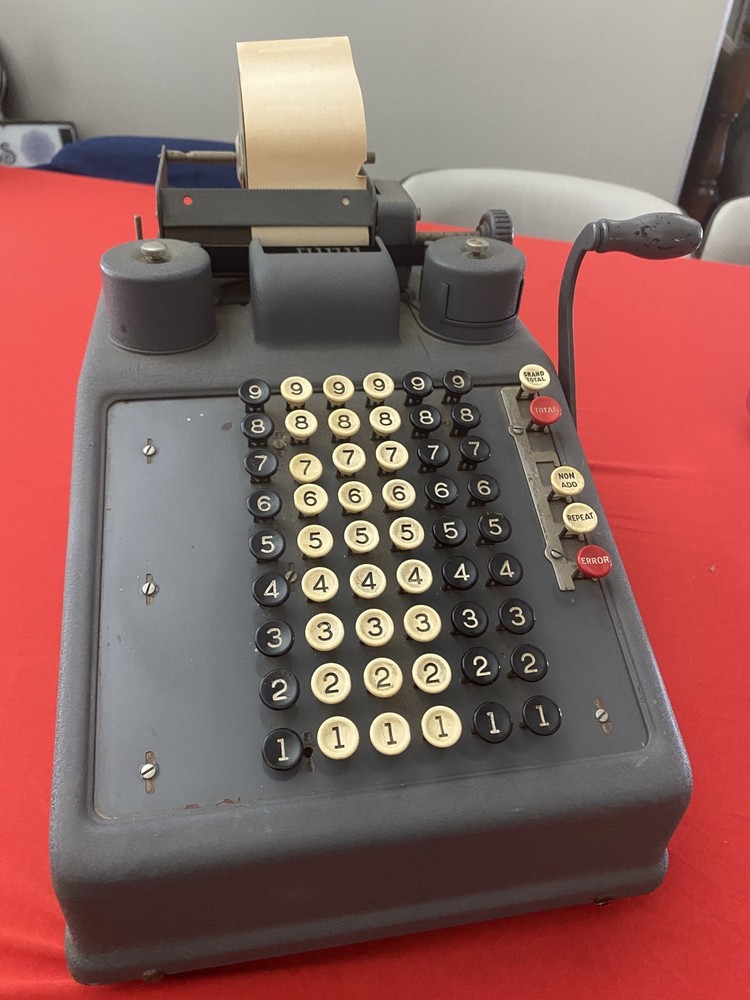 Vintage Burroughs adding machine , Collectible, Antique