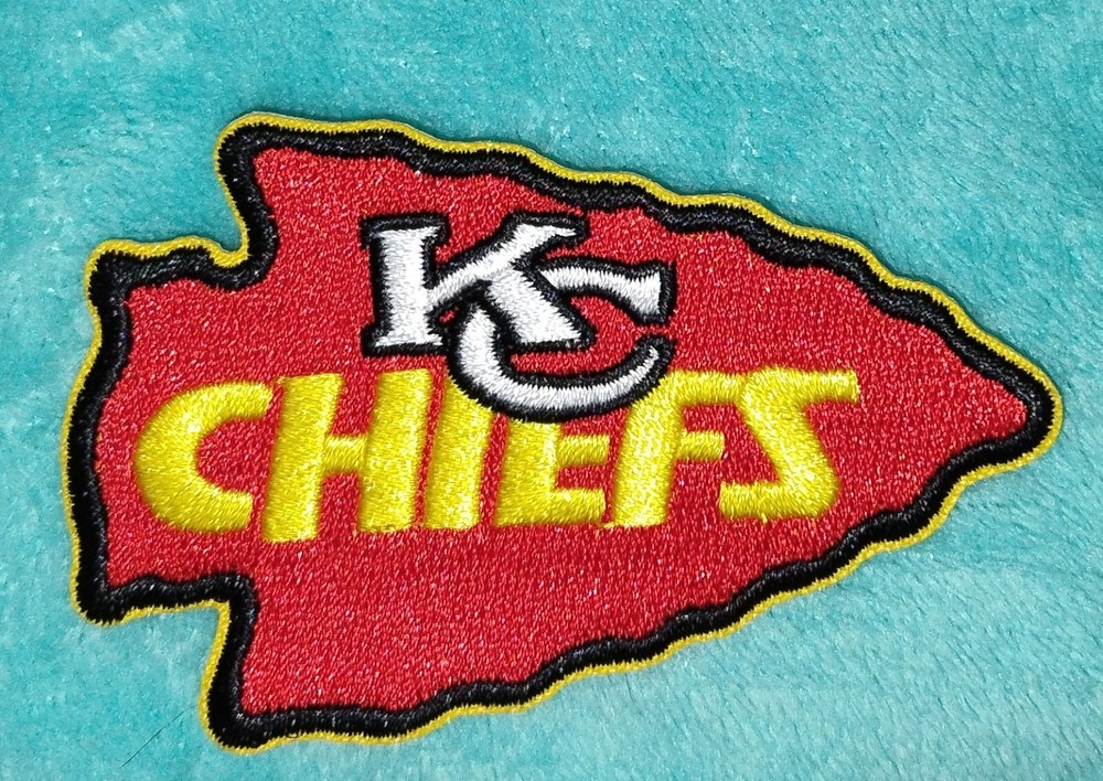 KANSAS CITY CHIEFS IRON ON PATCH