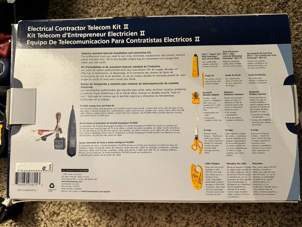 fluke electrical contractor kit