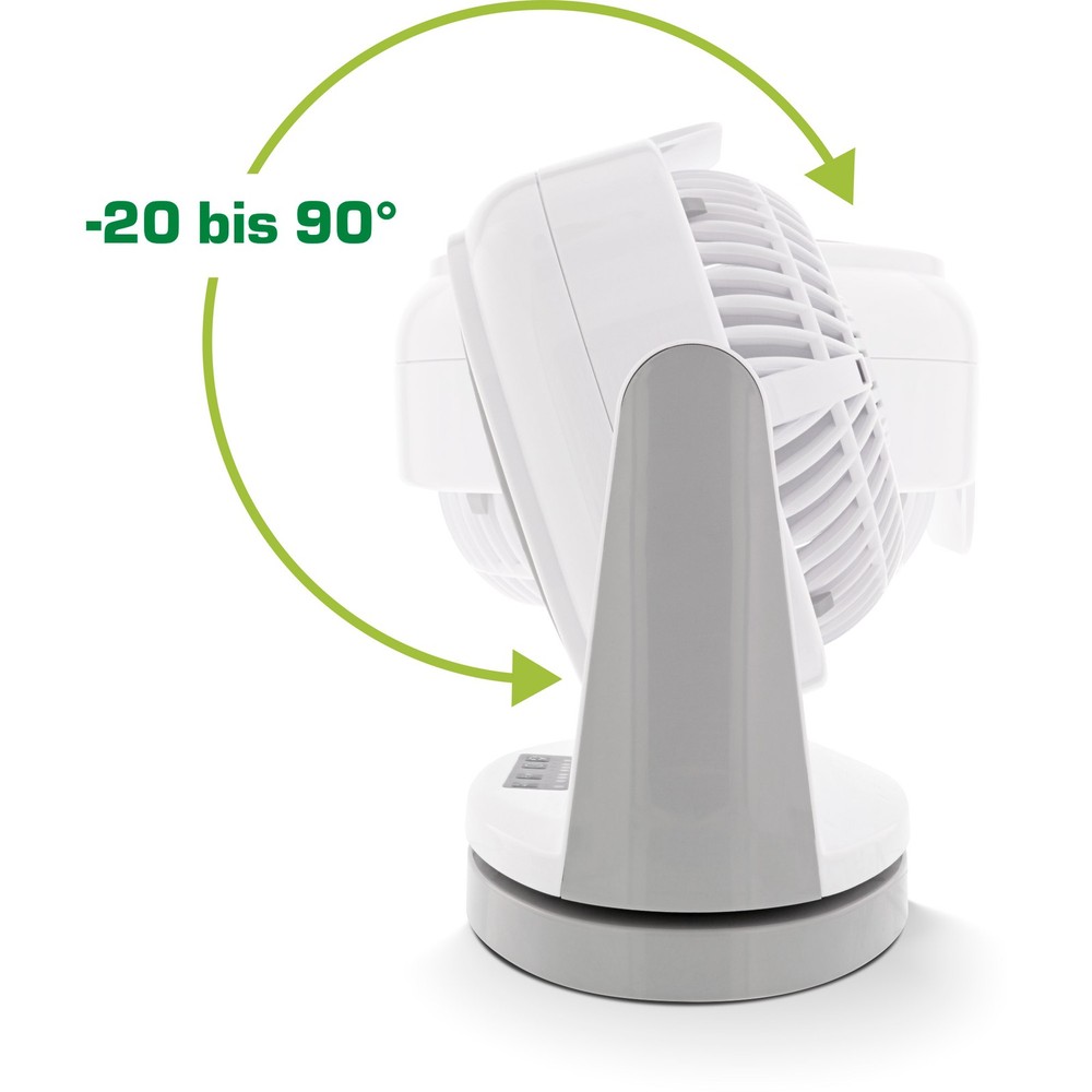 InLine SmartHome WLAN Table Fan Oscillating White/Grey 40161