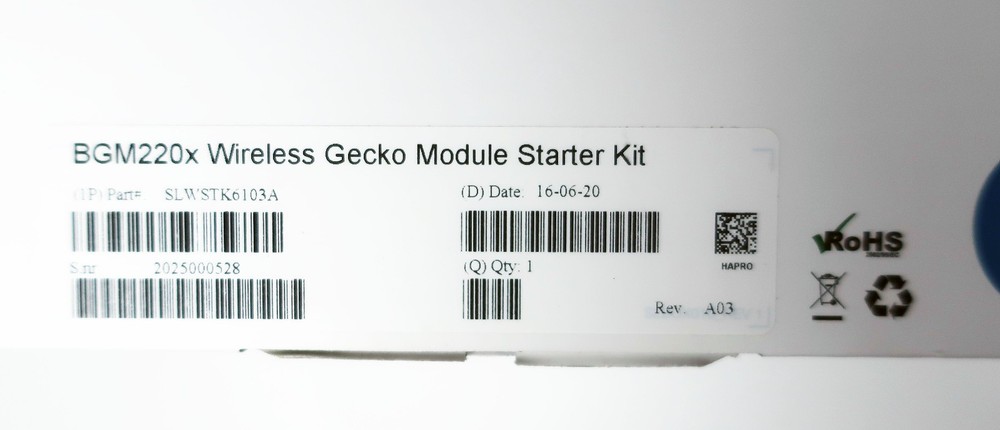 Silicon Labs BGM220 Bluetooth Module Wireless Gecko Starter Development Kit ~New