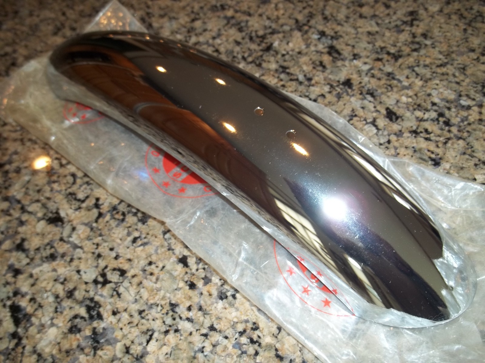 NOS 65/68 SCHWINN DELUXE STINGRAY FRONT CALIPER STYLE RAZOR-EDGE FENDER CHROME