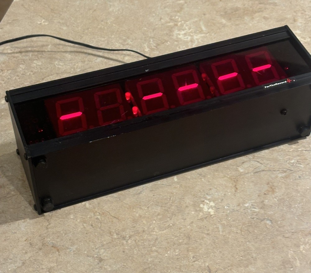 FOR THE RECORD CC186-499 U Double Sided Digital Time Clock Timer USB