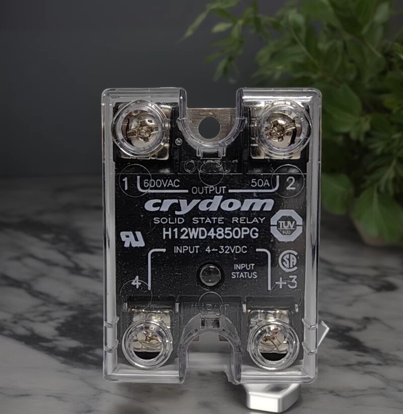 1 pc. New SSR Single Phase Solid State Relay H12WD4850PG 50DA