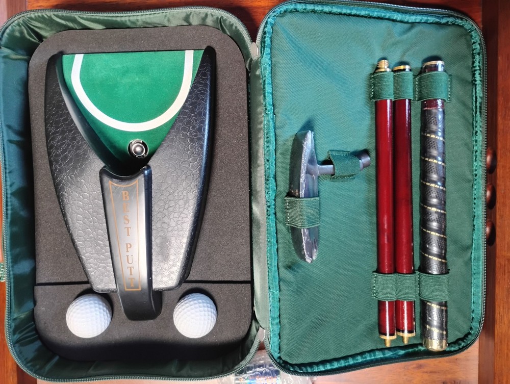 Jordan Mark JM Golf Putter Practice Putt Returner Interior Putting Play Set Kit