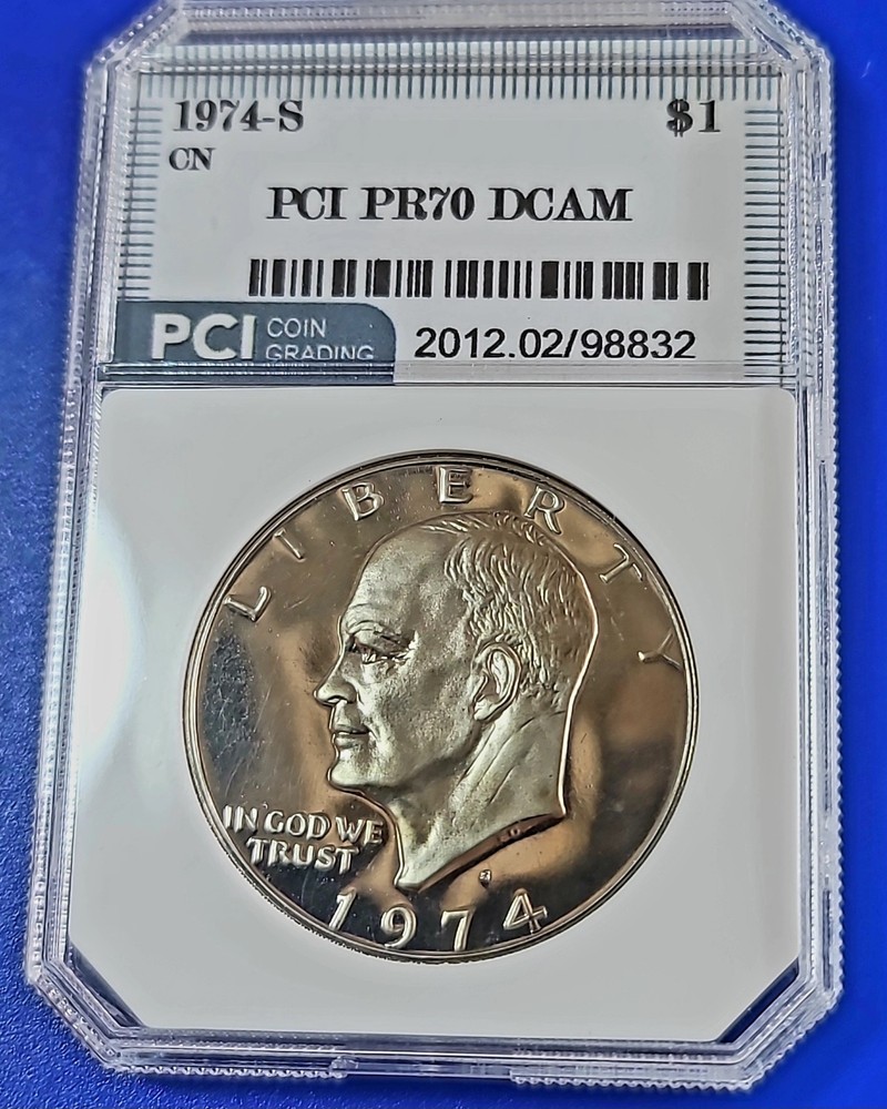 1974-S Silver Eisenhower Dollar PROOF PR70 DCAM