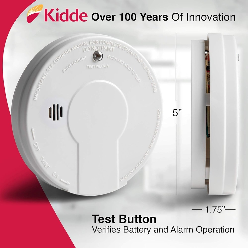 NEW Kidde Smoke Fire Alarm battery basic general Model 0915K detector Sealed