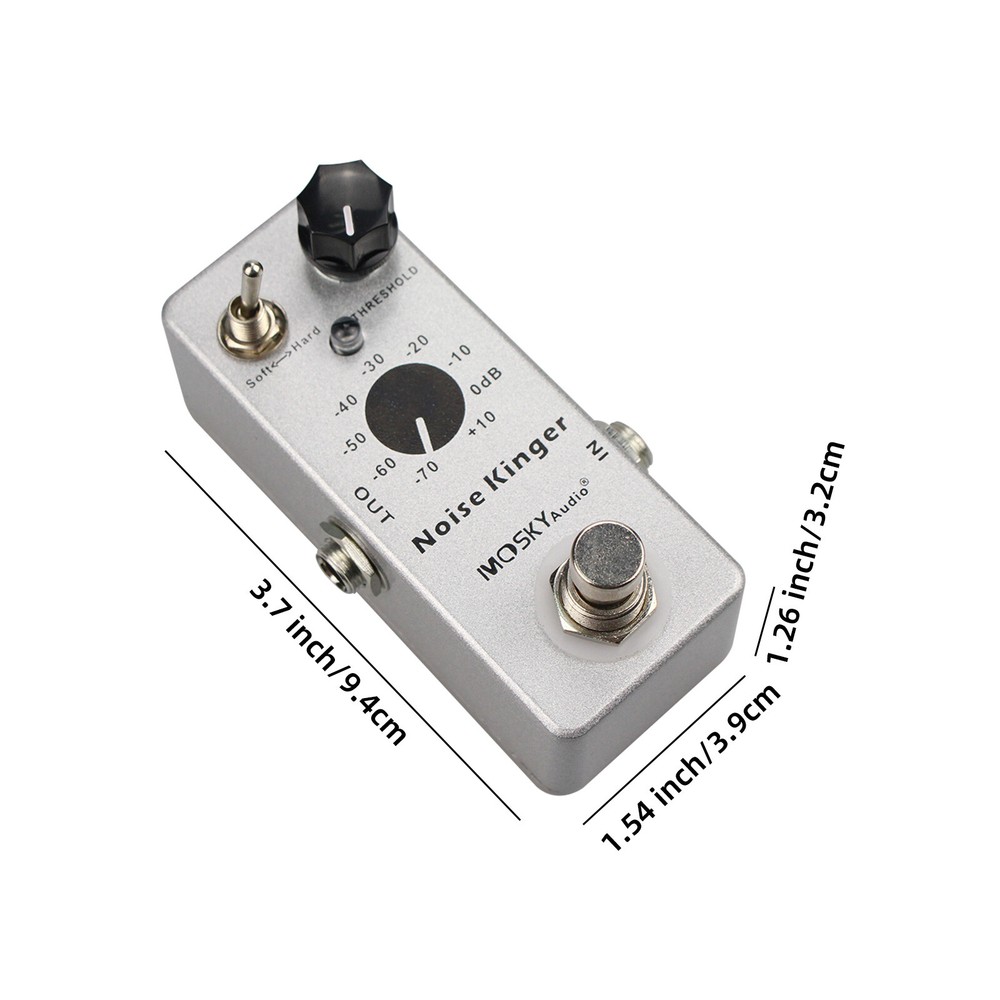 MOSKYaudio Noise Gate/Noise Reduction Processor Guitar Effect Pedal 2 Modes