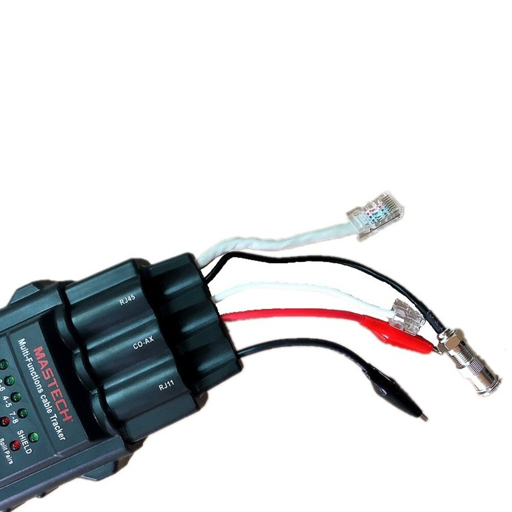 Mastech MS6813 Network Cable Meter Telephone Line Detector Tracker RJ45 101Base