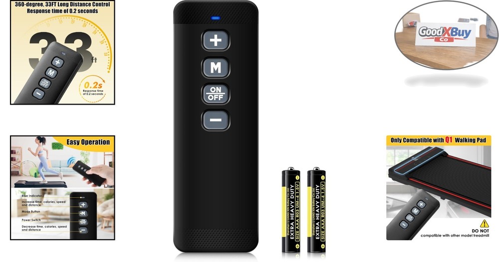 Walking Pad Q1 Remote Control Replacement Lightweigh - Infrared Button Contro...