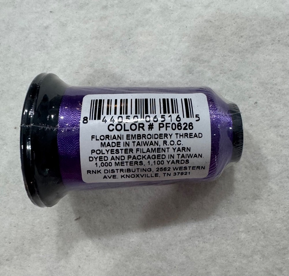 Floriani Embroidery Thread 10 New Spools Polyester Multiple Colors