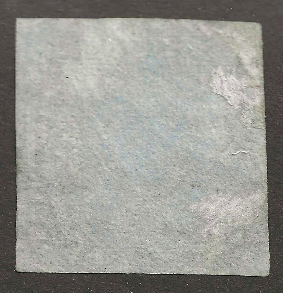 NOVA SCOTIA #2 used - THREE PENCE - blue