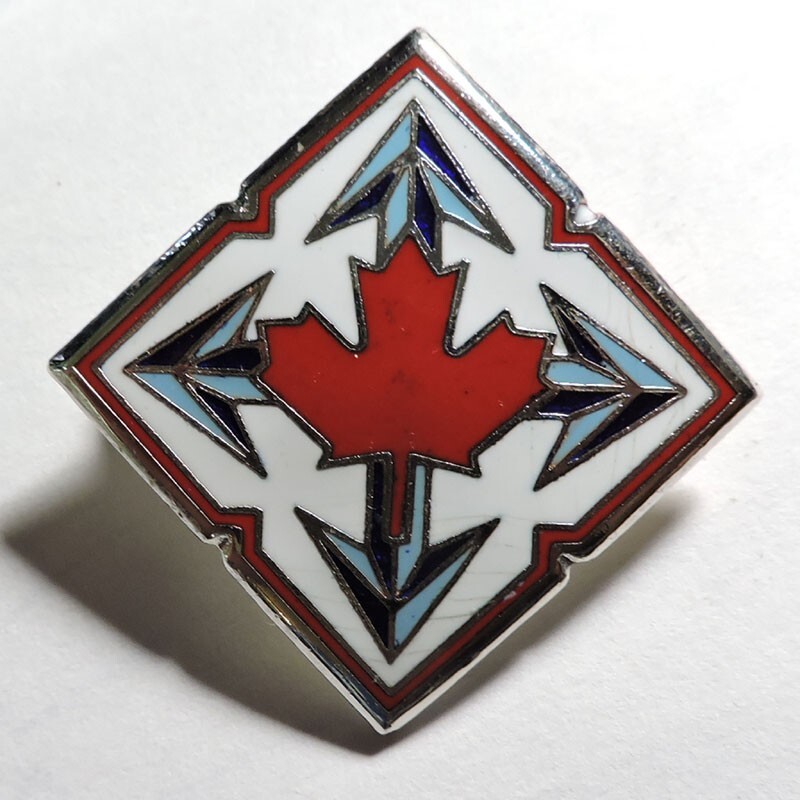 Canada Mobile Command Enamel Cap Badge by Breadner