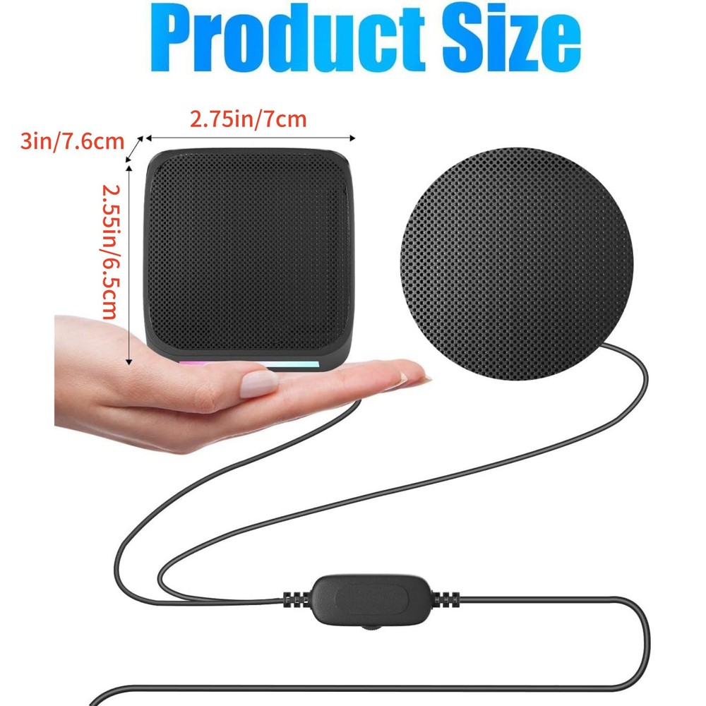 For Desktop PC 1 Pair Small Computer Speakers USB Powered with 3.5mm Audio