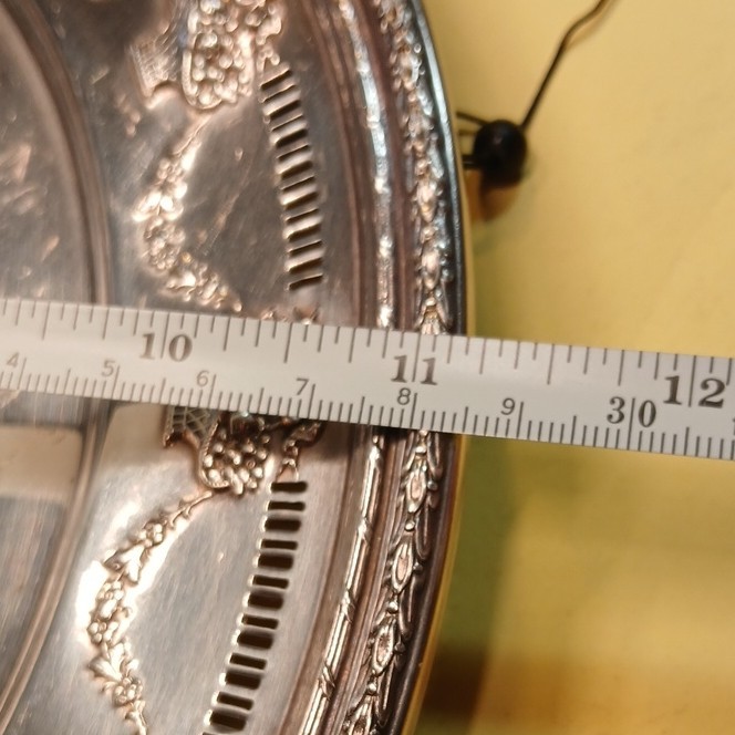 Reed & Barton EPNS Silver Plate Decorative Charger Plate 11" 1706 Decorative