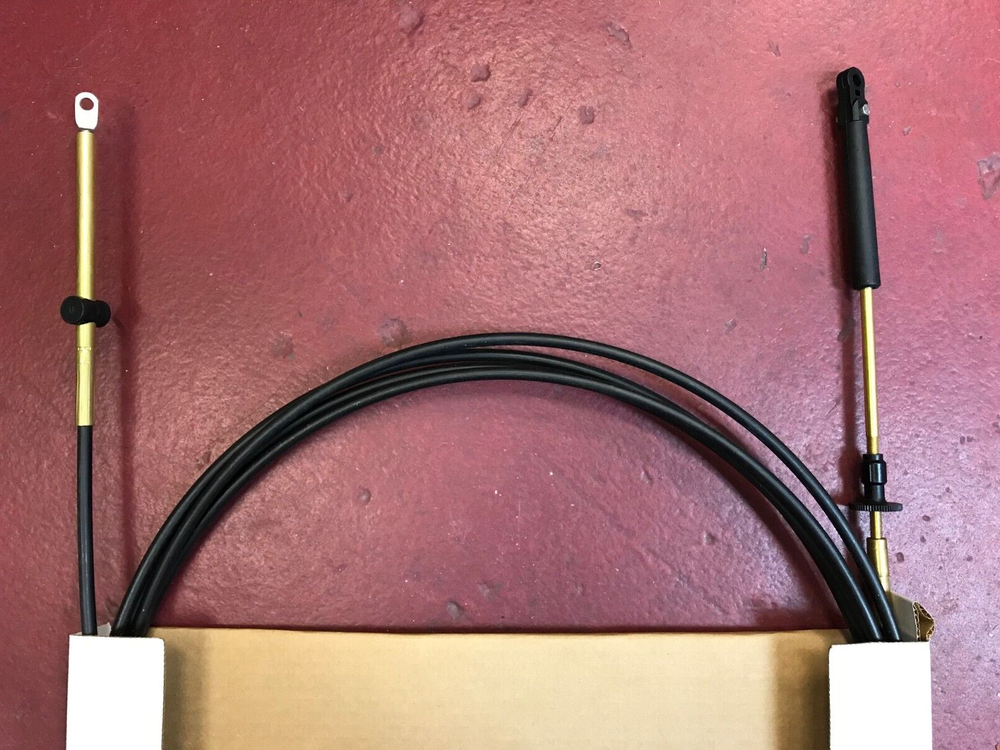 JOHNSON EVINRUDE OMC CONTROL CABLE UFLEX C14 SHIFT THROTTLE CABLE 18FT C14X18