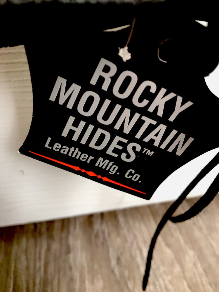 OZZY OSBOURNE Blizzard Of Ozz, Randy Rhoads Biker Leather Vest With Tags New