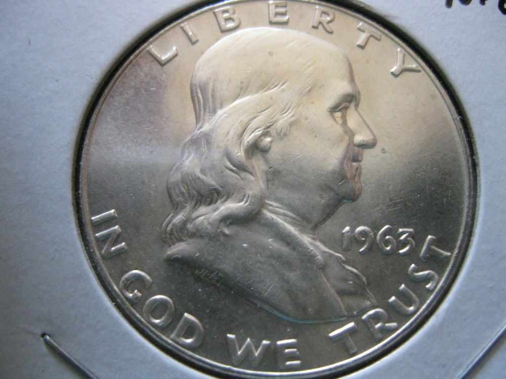 1963 D Franklin Half Dollar GEM BU!