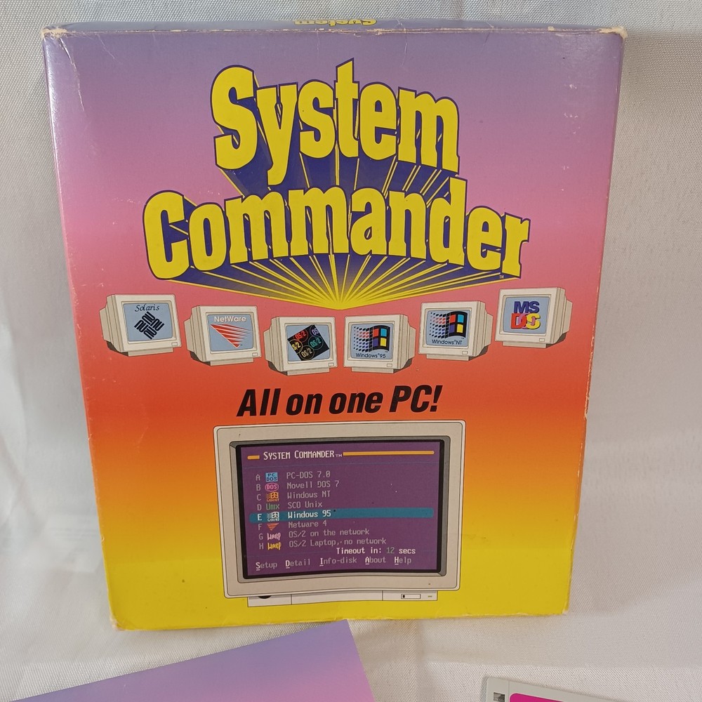 System Commander All On One PC Software Pack 1996