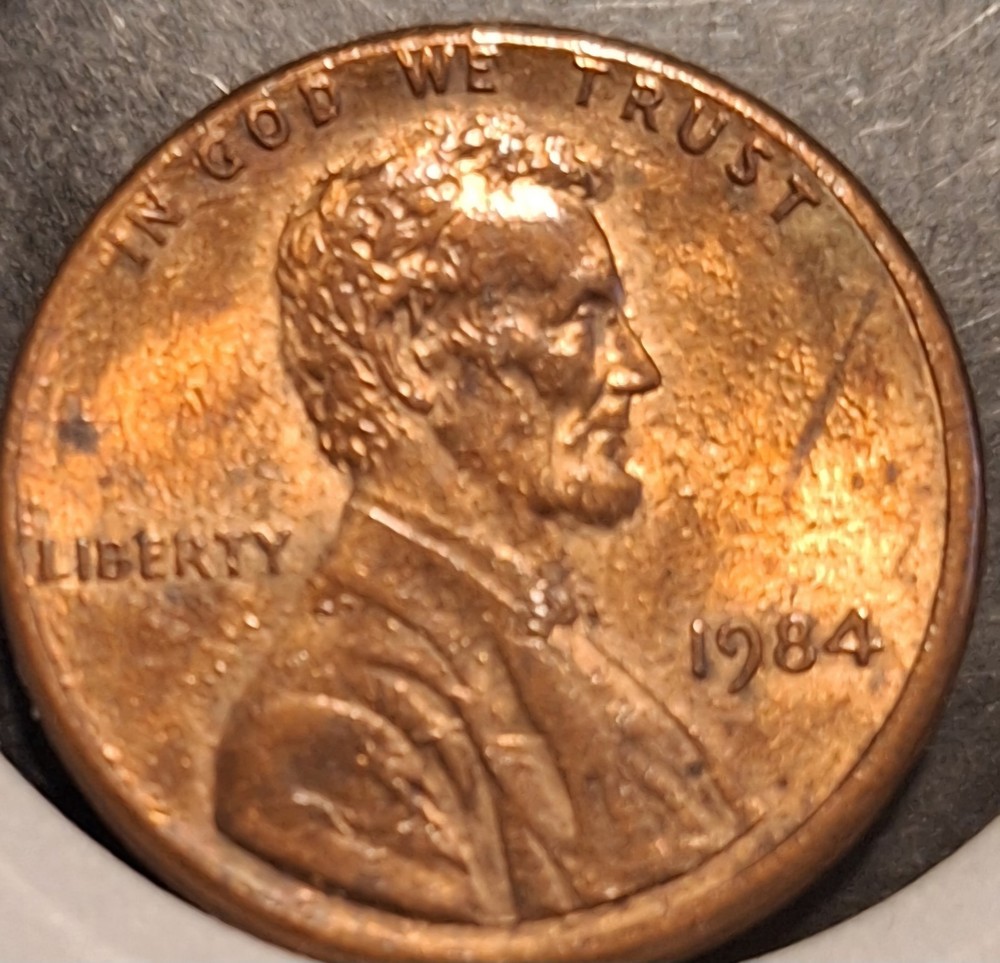 MONEDA#32: 1C 2984 CON ERROR DE OREJA DOBLE