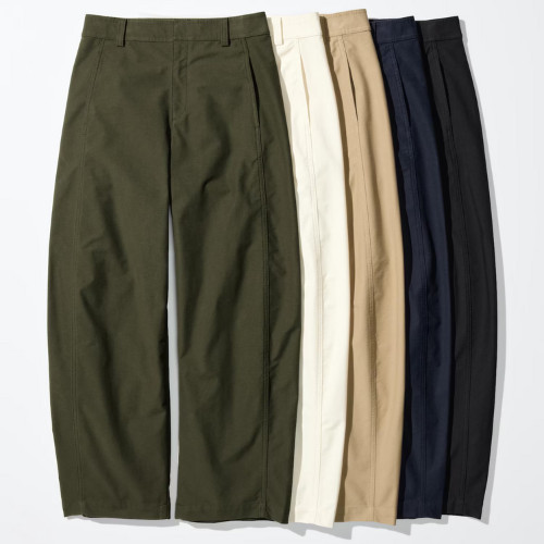 UNIQLO Jersey Barrel Silhouette Pants High Quality Materials NEW XXS-XXL