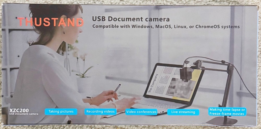 THUSTAND XZC200 USB 1080P HD Document Camera / Webcam