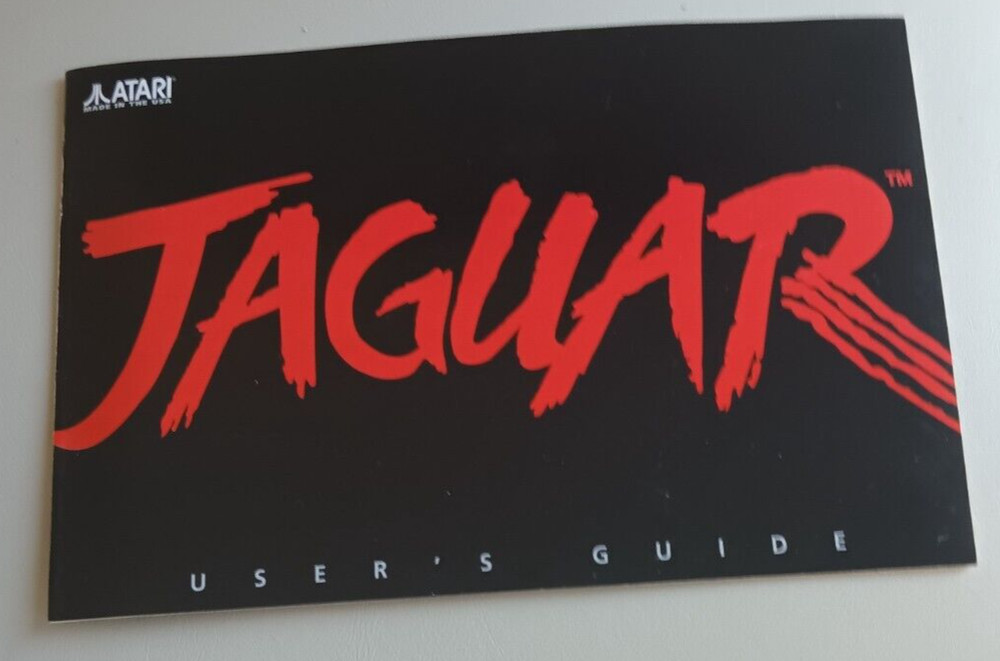 Jaguar User Guide; Atari Jaguar Factory New USER GUIDE ONLY