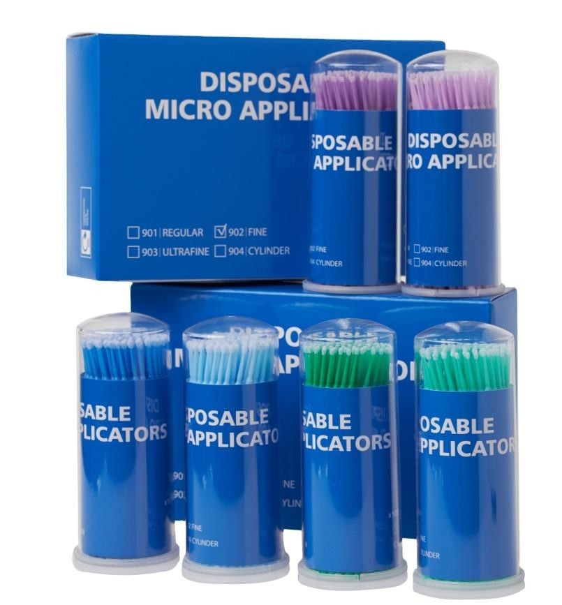 400pcs Microbrush Micro Brush Applicator Tips Regular, Fine, Super Fine Dental