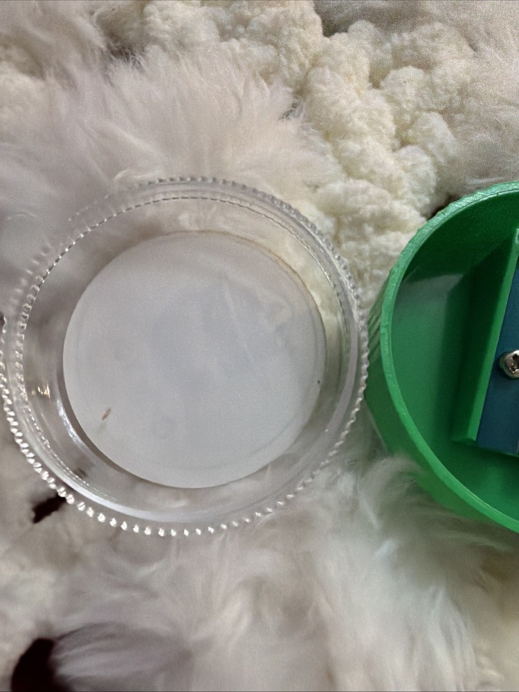 Smokey Bear Pencil Sharpener Plastic Dome Green Base Only You!