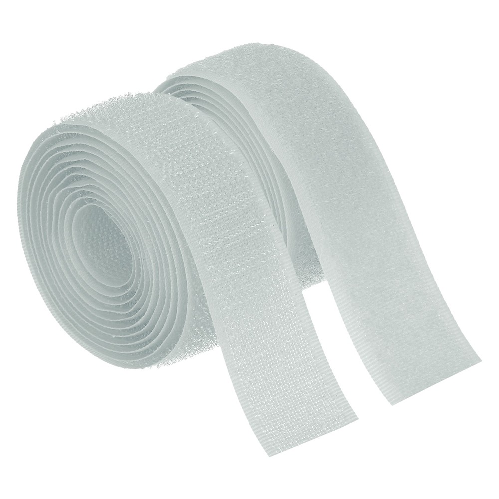 1.5 Yard 3/4 Inch(20mm) Width Sew on Hook and Loop Strips, Light Gray
