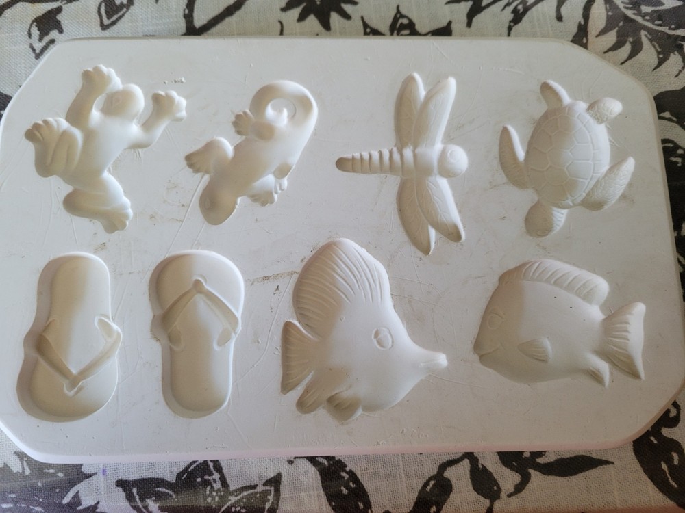 Press Mold Fish Turtle Dragonfly, Flip Flops