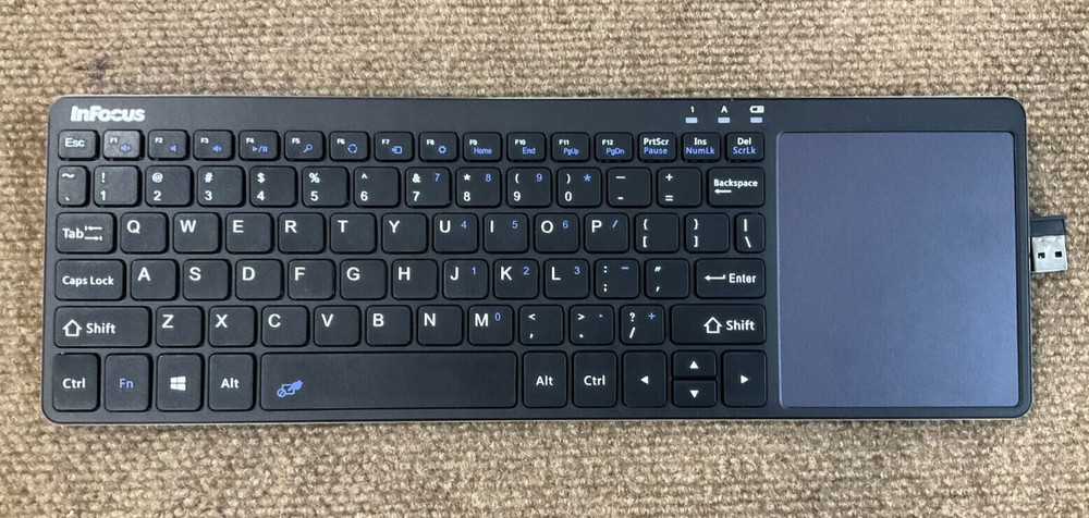 Infocus Wireless Keyboard with Touchpad HW-KEYBDTOUCH - Black ✅ ❤️️ ✅