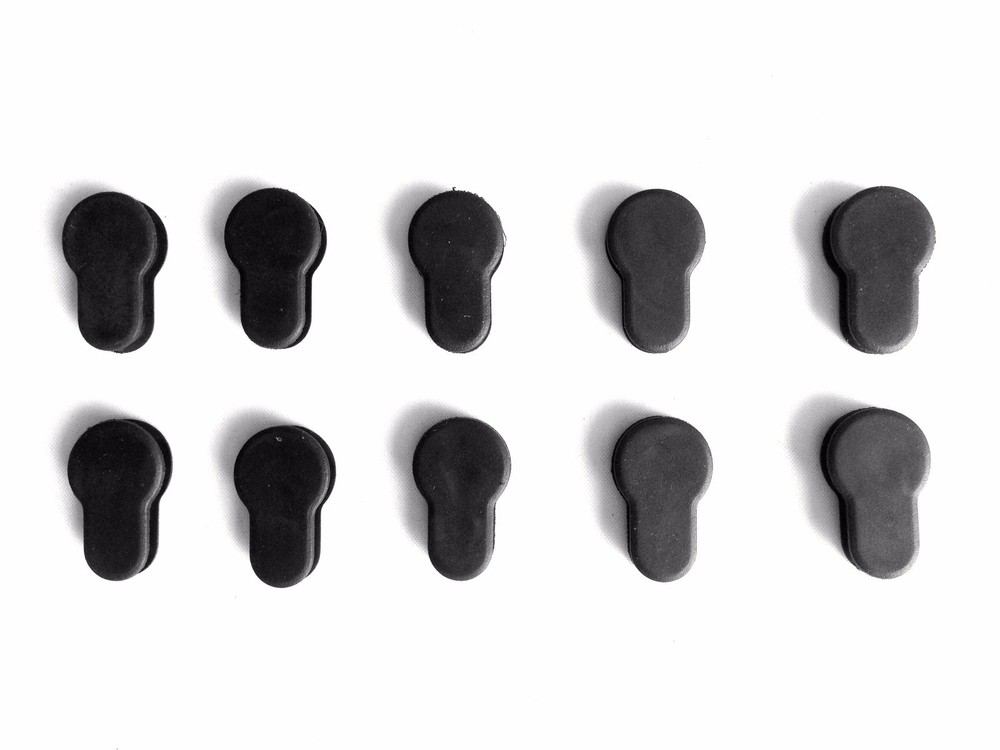 Pack 30! Rubber Insert Protector Plug Covers for Freefloat KeyMod Rail RPR