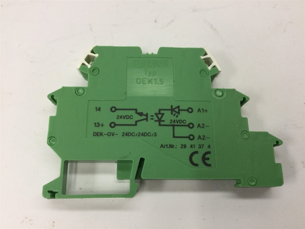 Phoenix Contact 2941374 Solid State Relay, SPST-NO, Input: 24VDC, Output: 24VDC