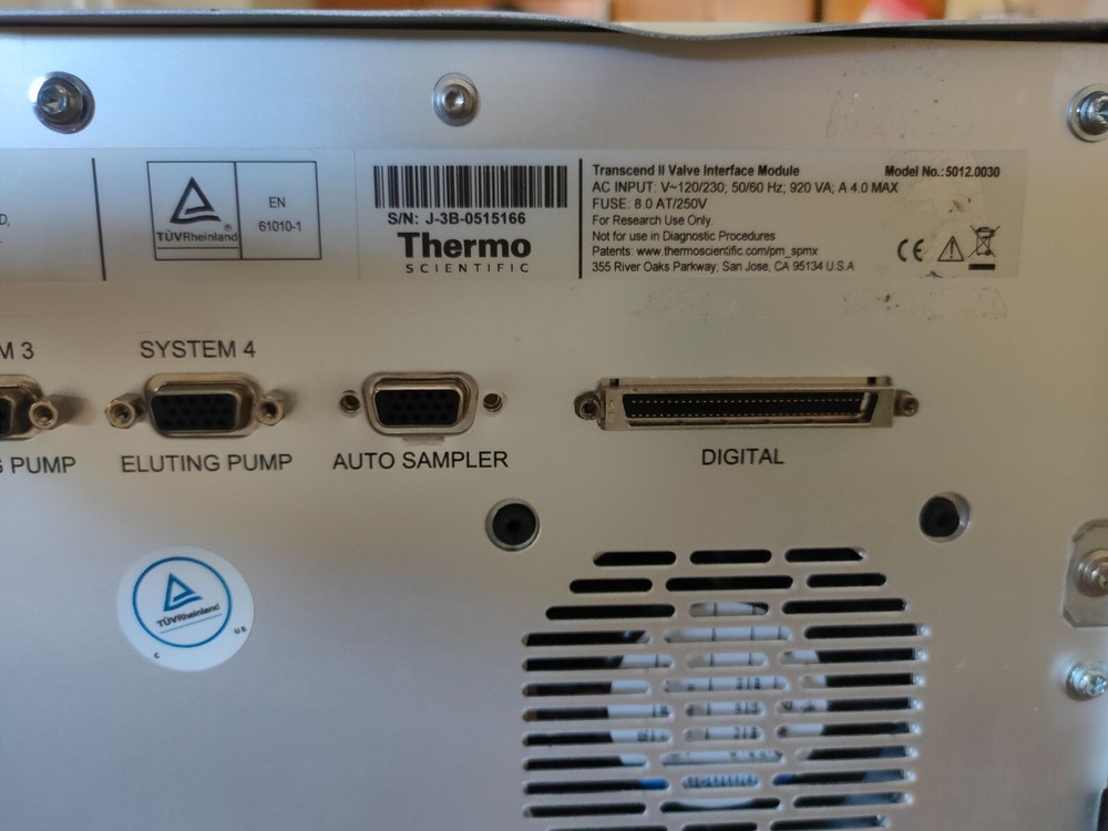 Thermo Scientific Transcend II VIM Valve Interface Module