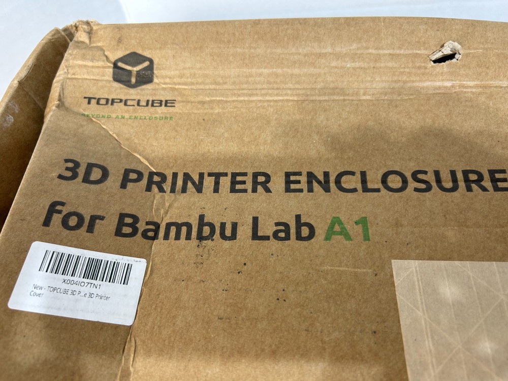 TOPCUBE 3D Printer Enclosure STEEL FRAME + LED LIGHT ONLY for Bambu Lab A1