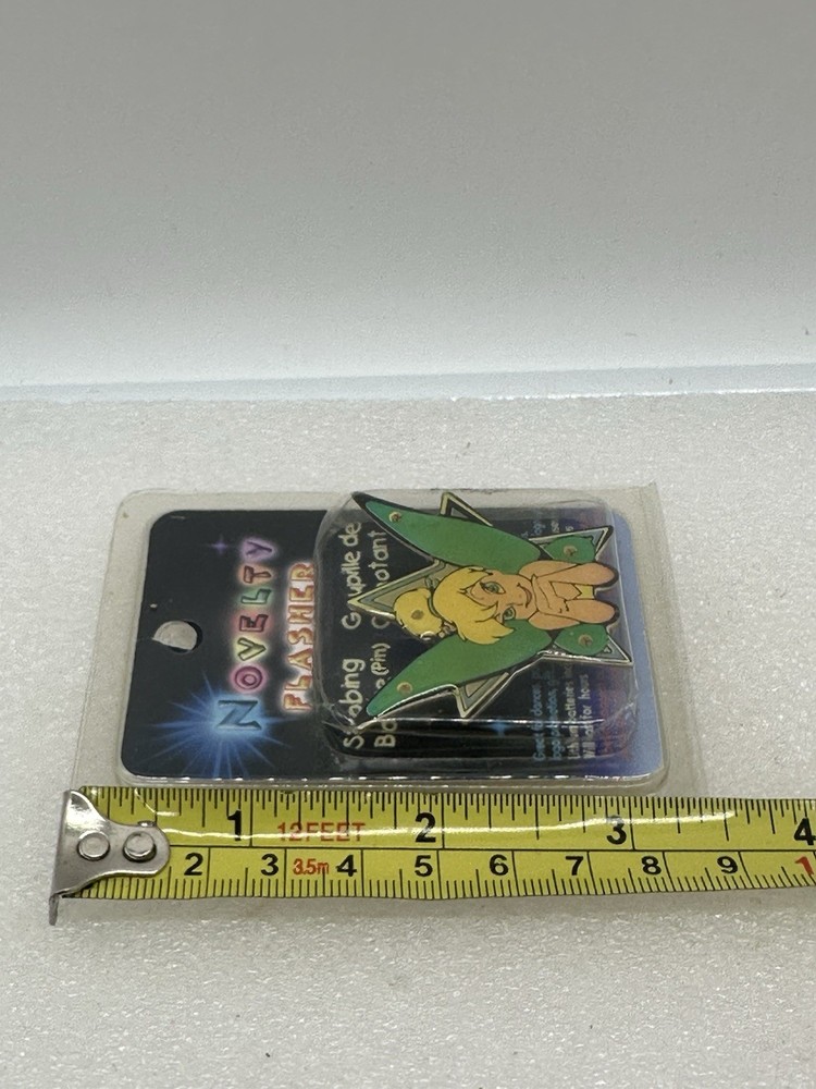 Vintage Tinker Bell Light Up Pin Novelty Flasher