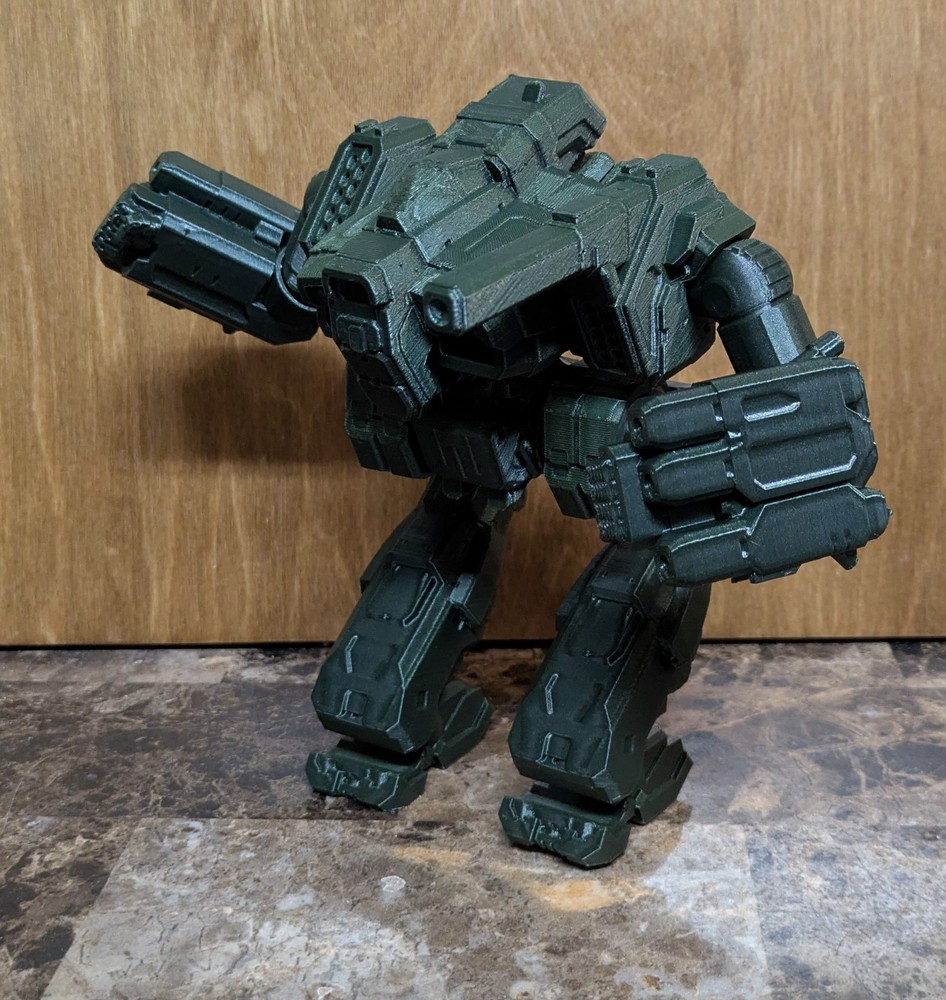 Mech Figurine - Hellfire; 7" Size, Articulated